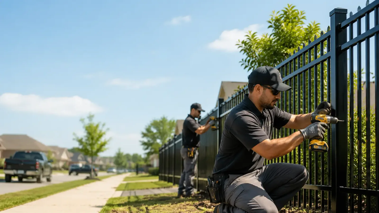 Metal Fence Installation in Portland, TX